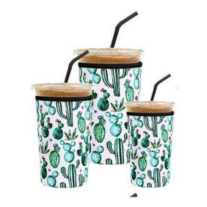 Reusable Iced Coffee Sleeves Neoprene Insulator Cup Sleeve for Cold Drinks
